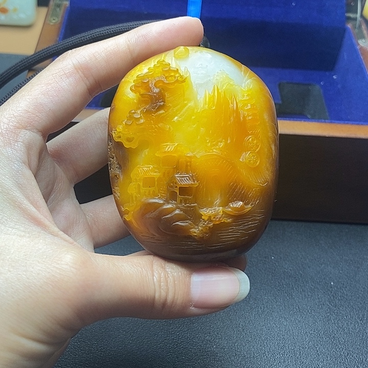 和田玉未镶嵌挂件N