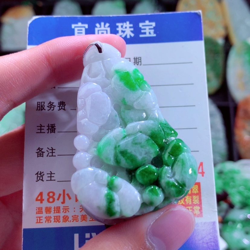 【闪购商品】翡翠颈饰未镶嵌紫*挂件