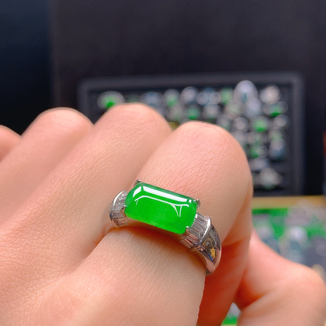 未镶嵌戒指翡翠天然翡翠