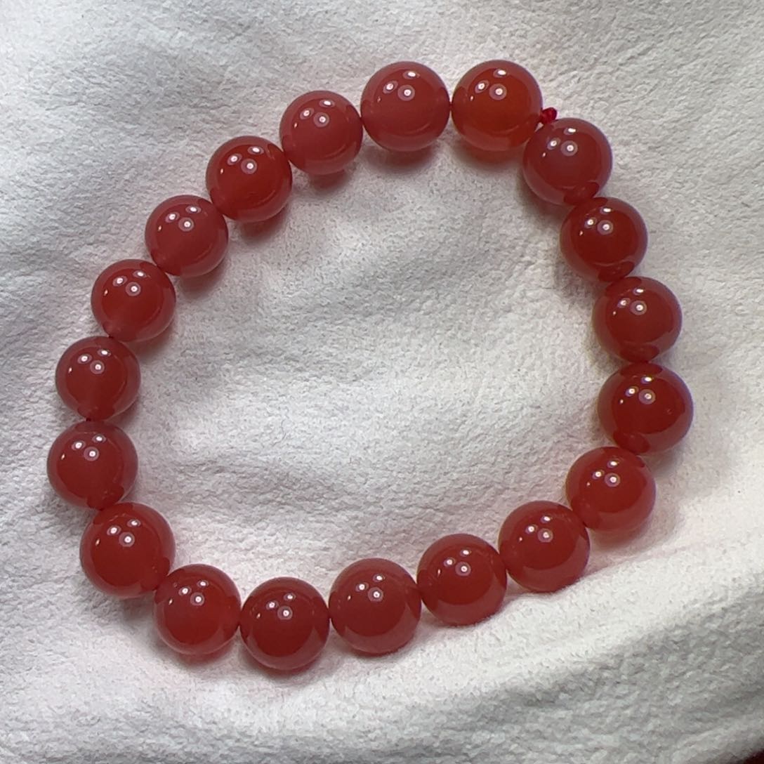 南红玛瑙手串未镶嵌