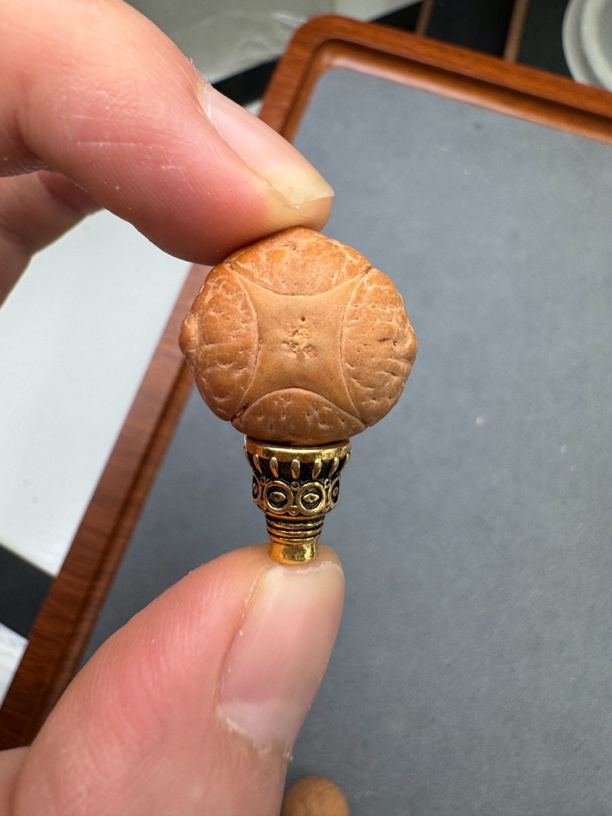 21*15厚度尼泊尔麒麟眼菩提凤眼菩提三通佛头