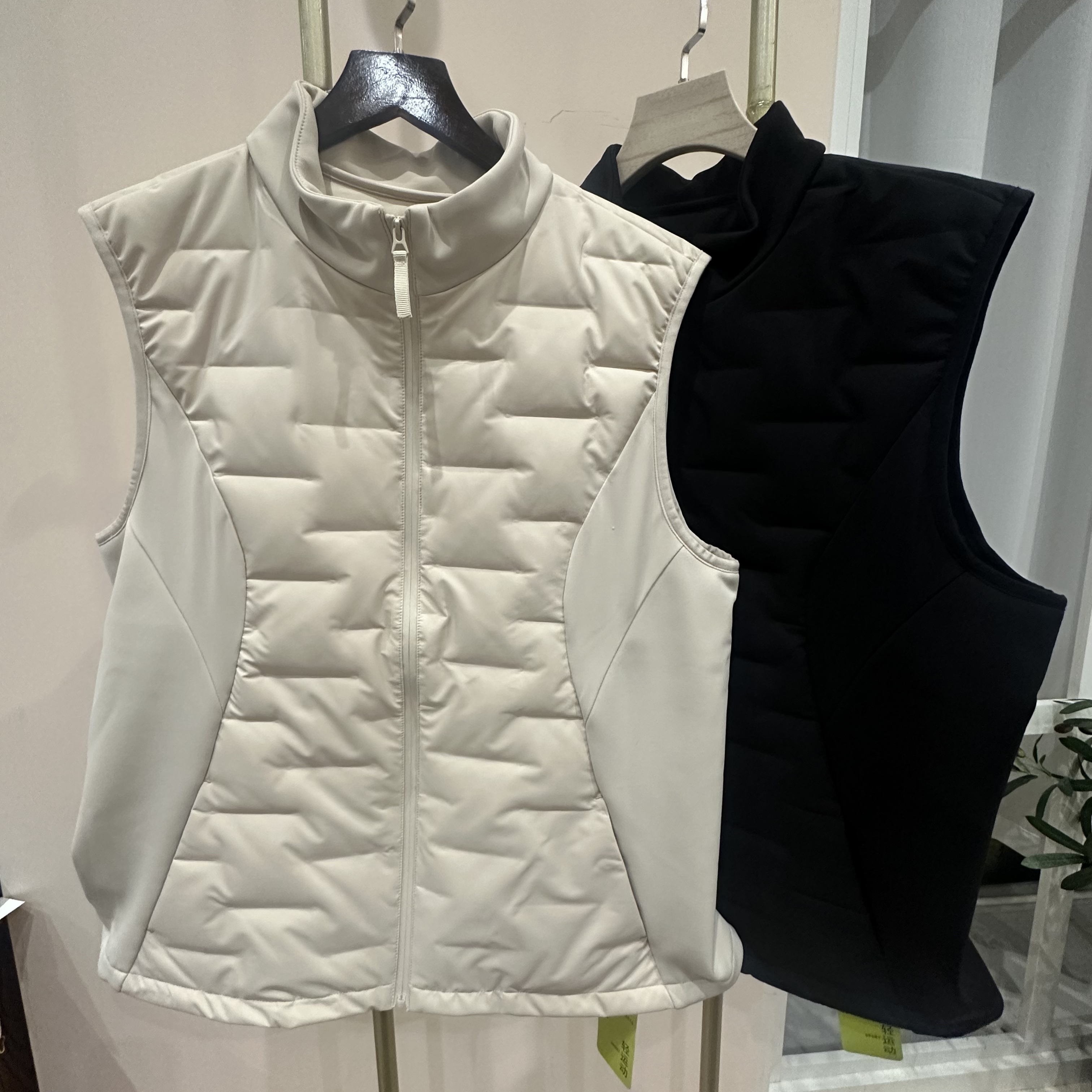 立领羽绒马甲保暖90白鸭绒蓬松保暖坎肩内胆秋冬运动休闲大码背心