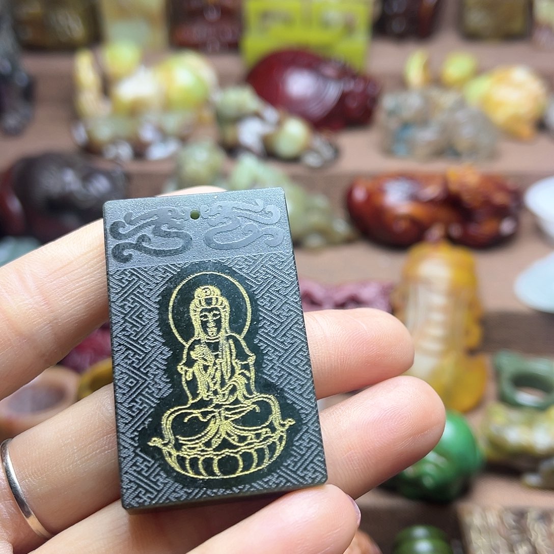 白玉菩提吊坠71。。