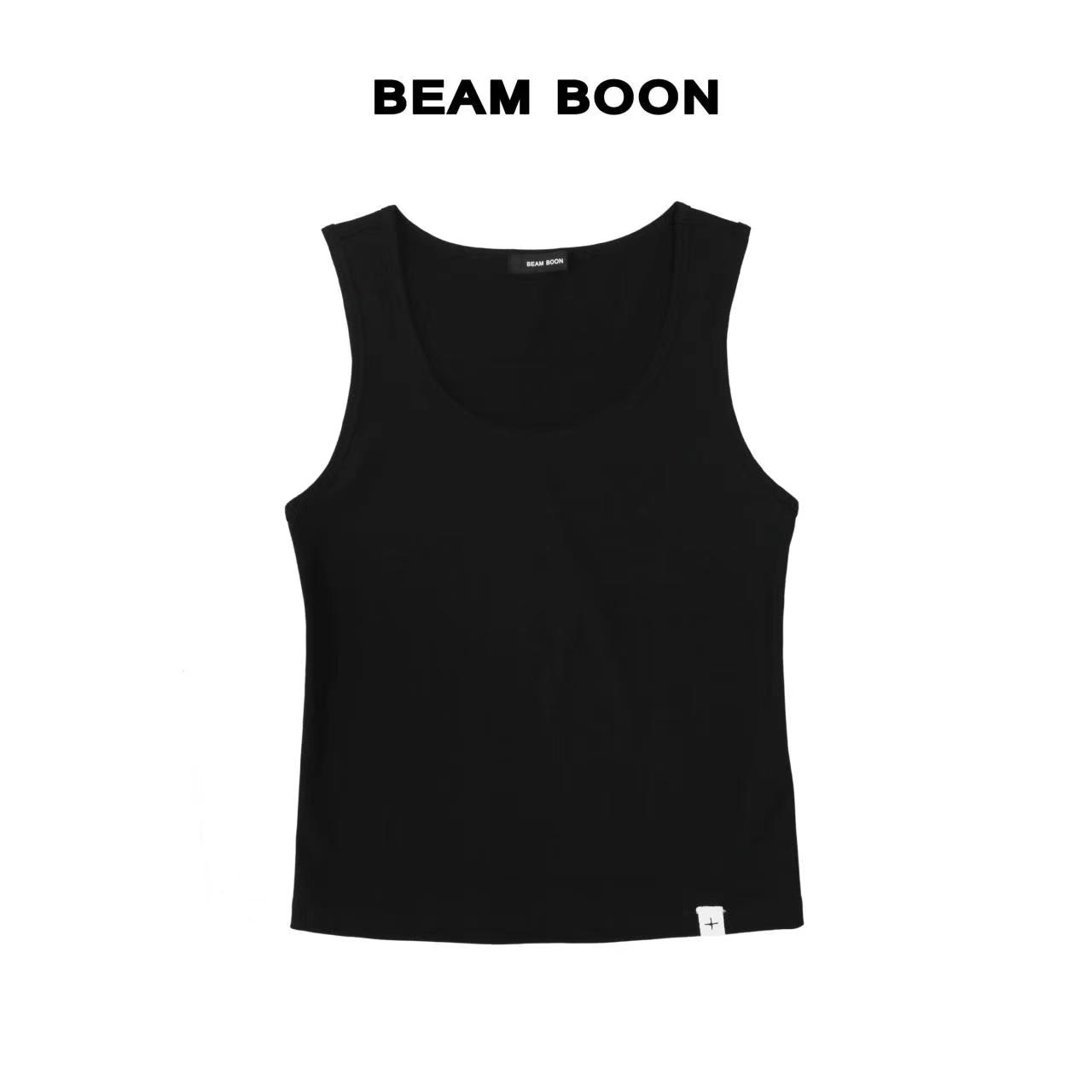 Beam Boon | “焦点背心” 凉感植物纤维高弹力U领无袖内搭背心
