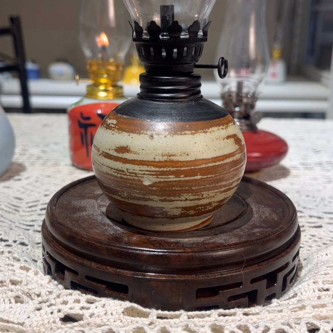 摆件景德镇陶瓷香薰灯