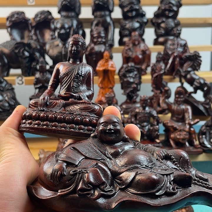 一***水木木质雕刻摆件123456