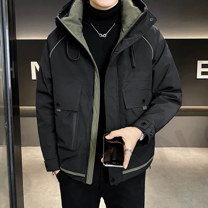 YB【冰川铠甲】新款潮版连帽时尚工装极寒户外百搭休闲外套666