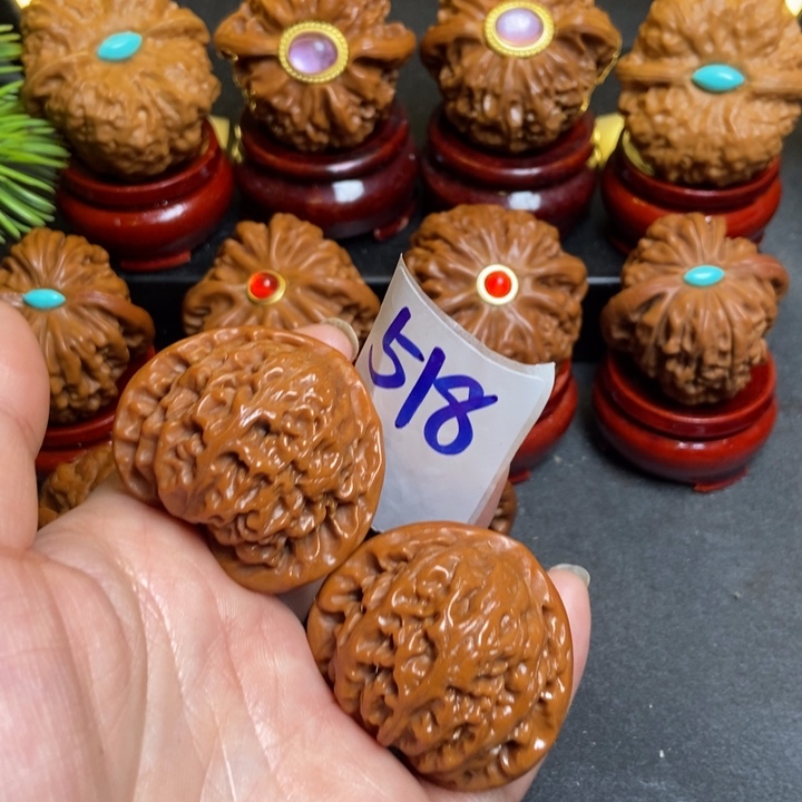 文玩核桃把件40宫灯518 