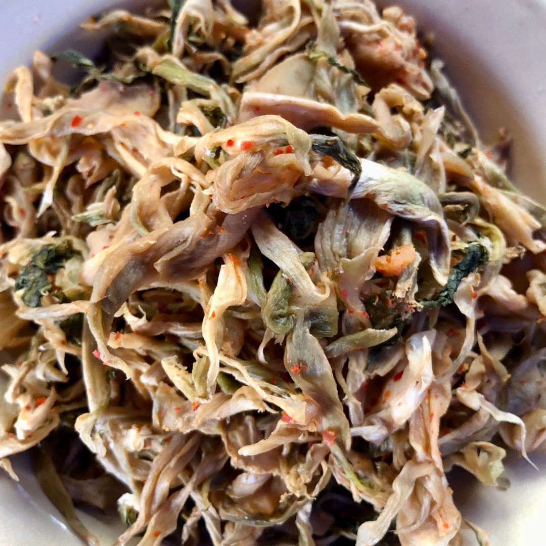 农家手工儿菜干咸菜