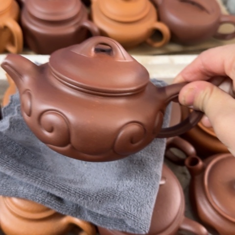 紫砂茶壶底槽清料250c c