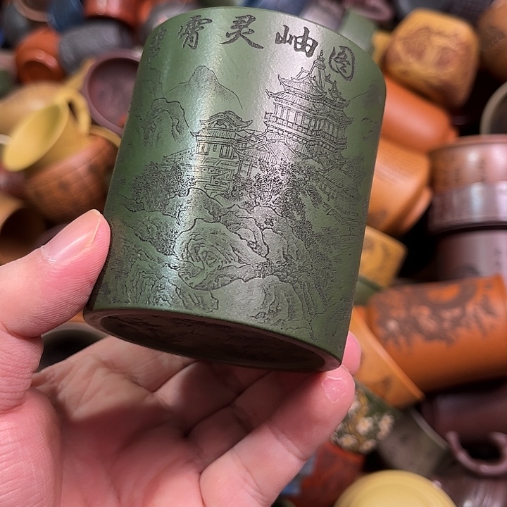 紫砂茶杯全手工紫砂主人杯