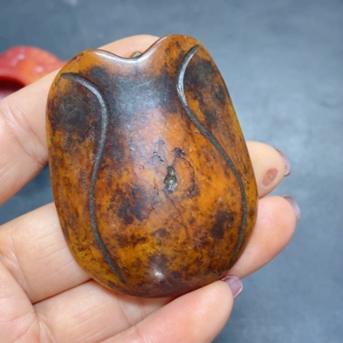 紫金钵盂菩提吊坠