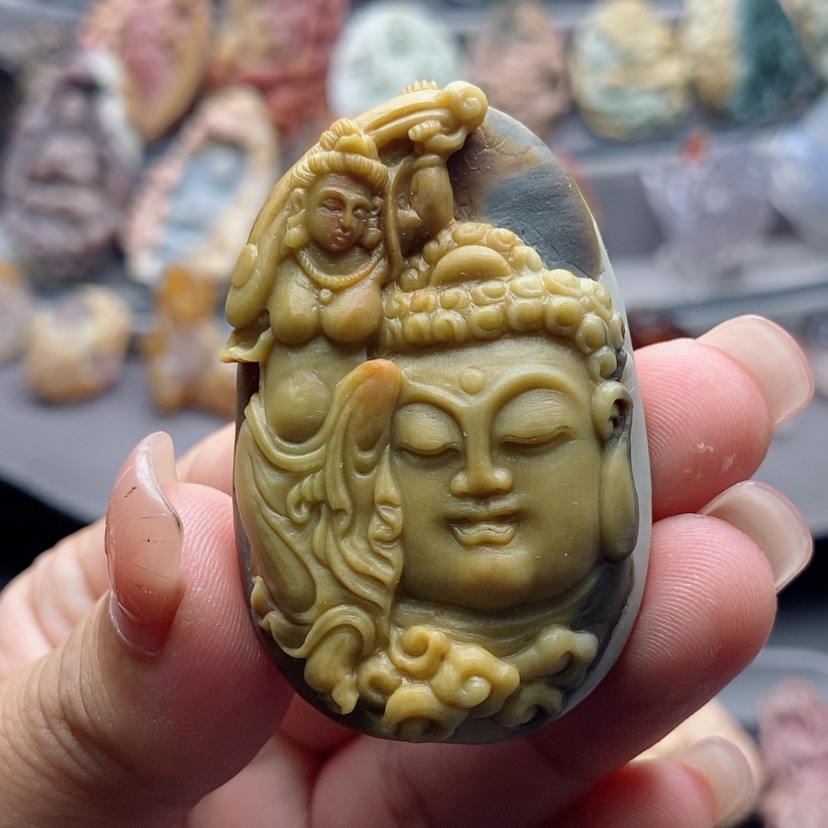 【闪购商品】未镶嵌吊坠定制石英质玉