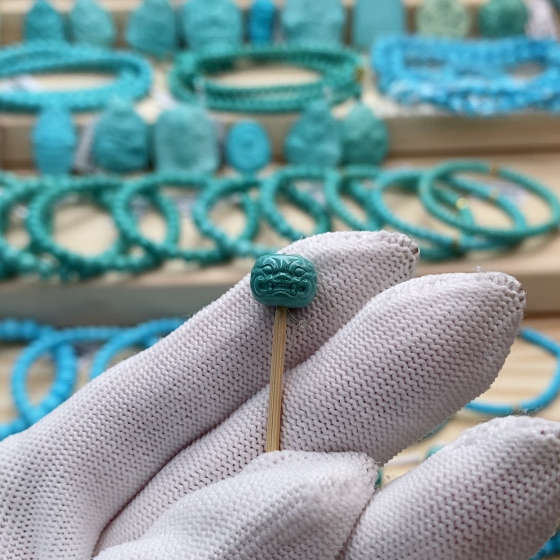 绿松石珠宝奇石未镶嵌