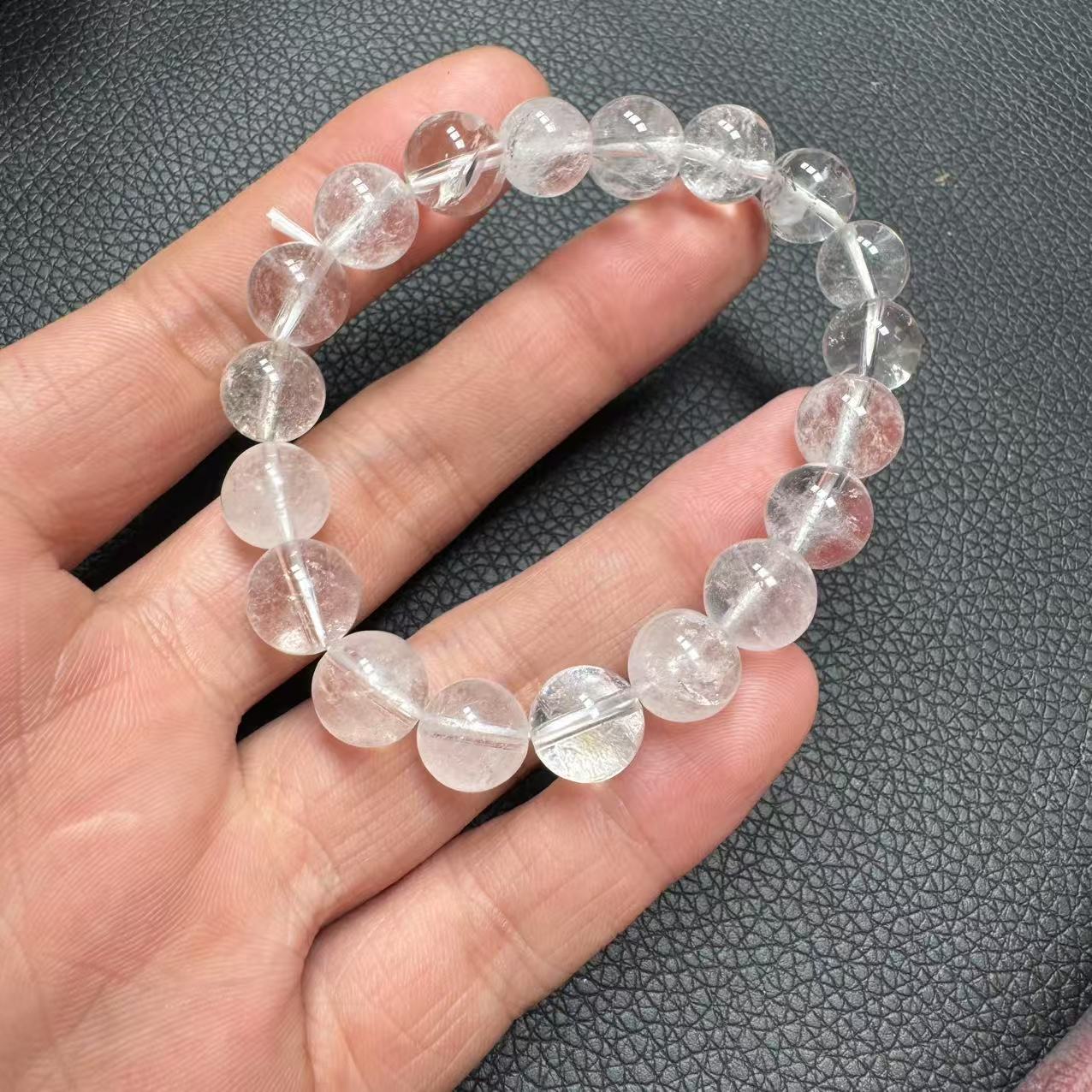 天然白水晶手串 J186-多样性发一