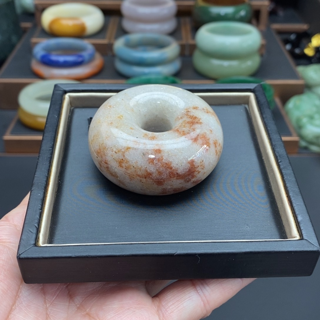 石英质玉手把件未镶嵌