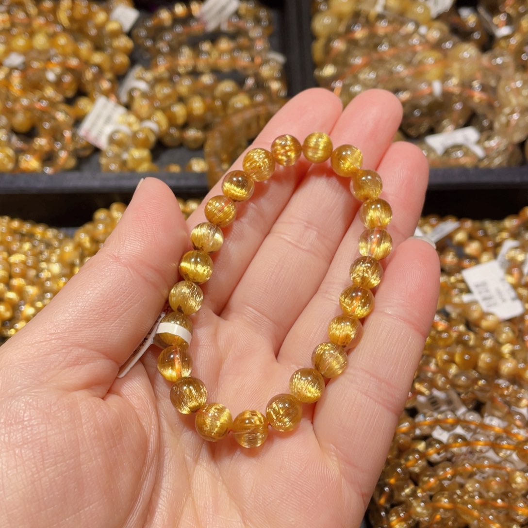 水晶手链未镶嵌天然水晶手链