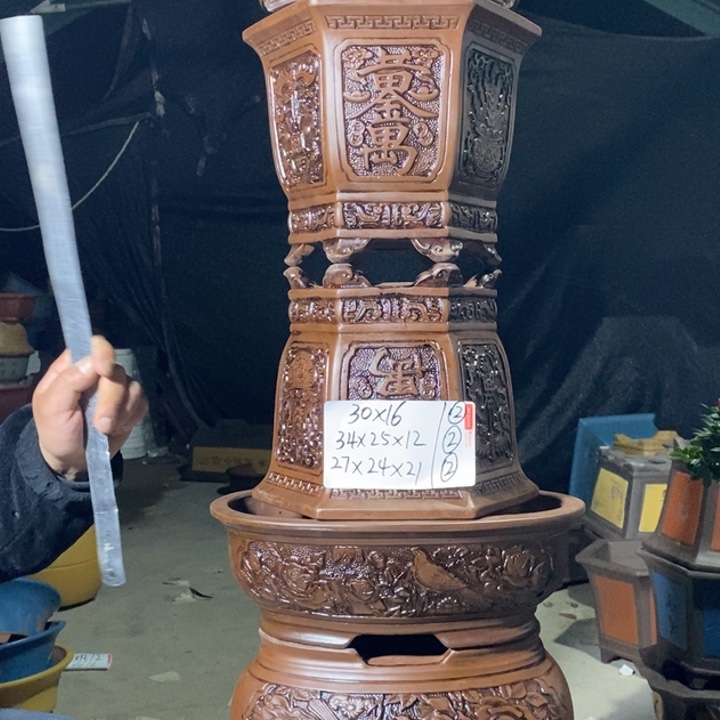 紫砂花盆紫砂紫砂