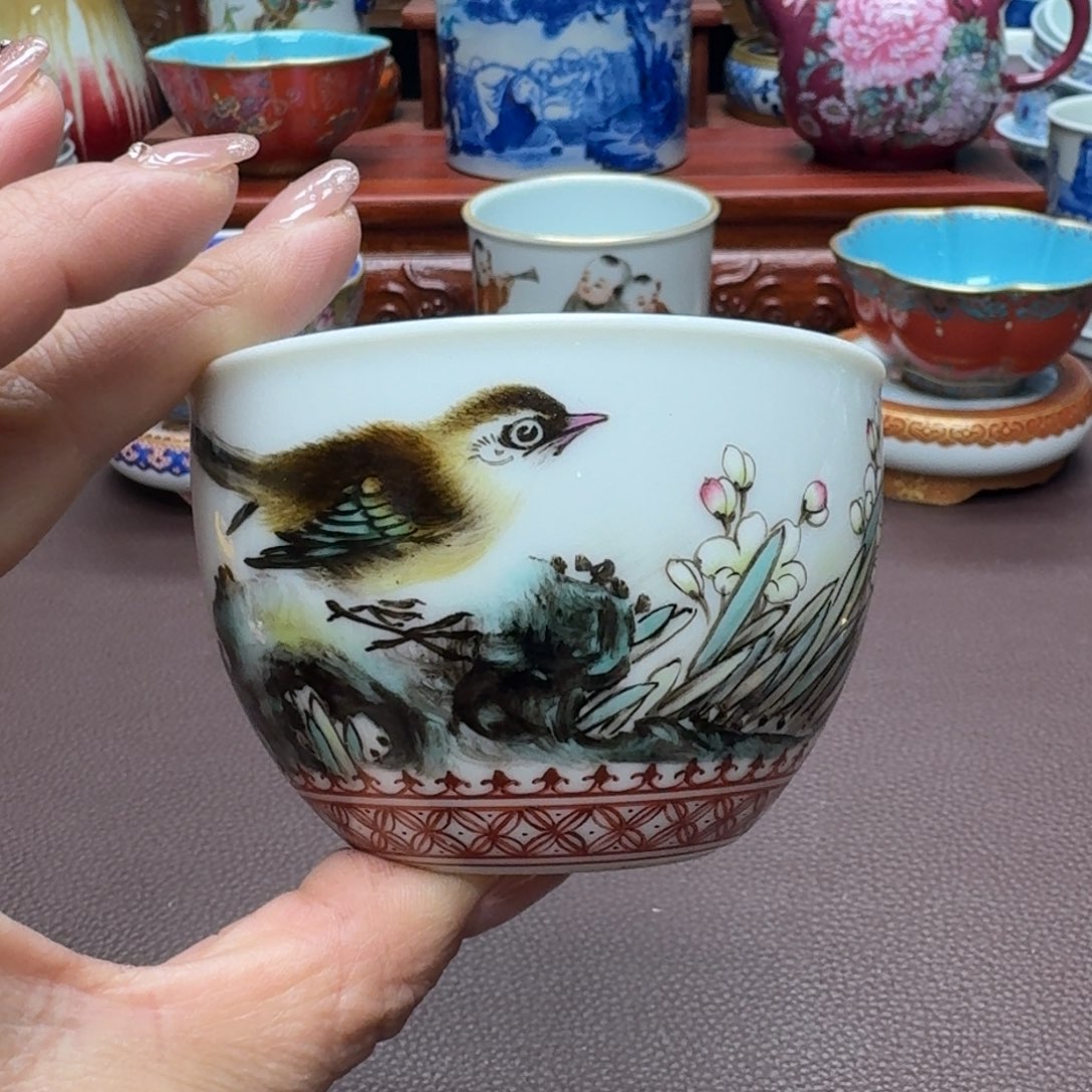 瓷片景德镇仿古手工制作精品展示