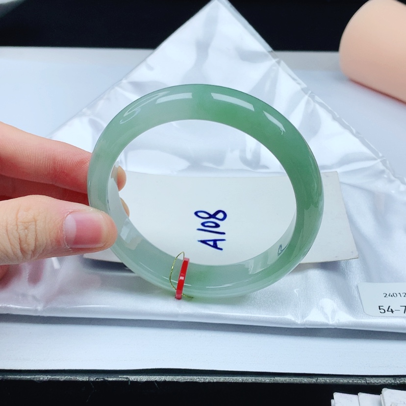【闪购商品】翡翠手镯未镶嵌天然缅甸a货手镯54