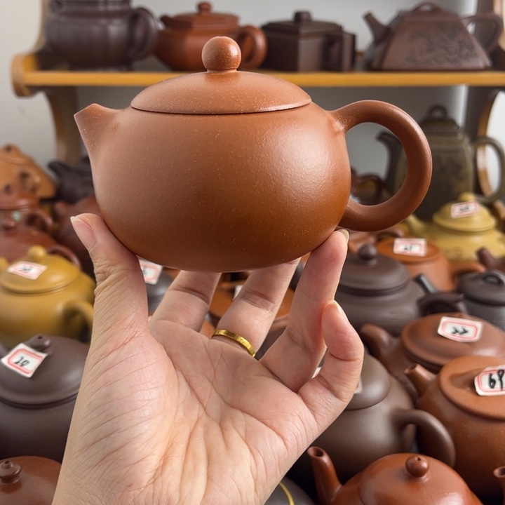 茶壶紫砂200cc降坡半手