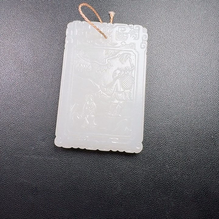 西***景和田玉未镶嵌挂件