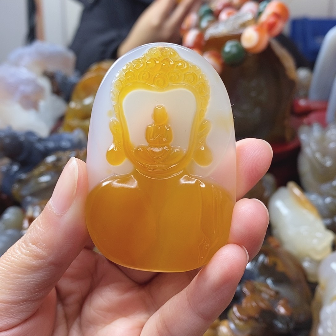 玛瑙/玉髓吊坠未镶嵌