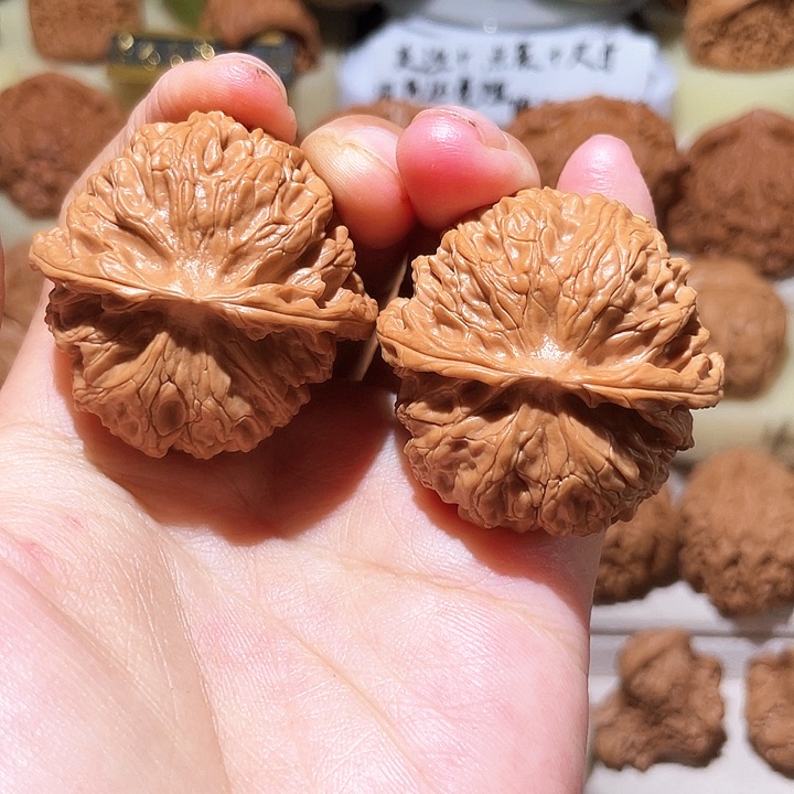 文玩核桃把件苹果盘边肚同尺40尺