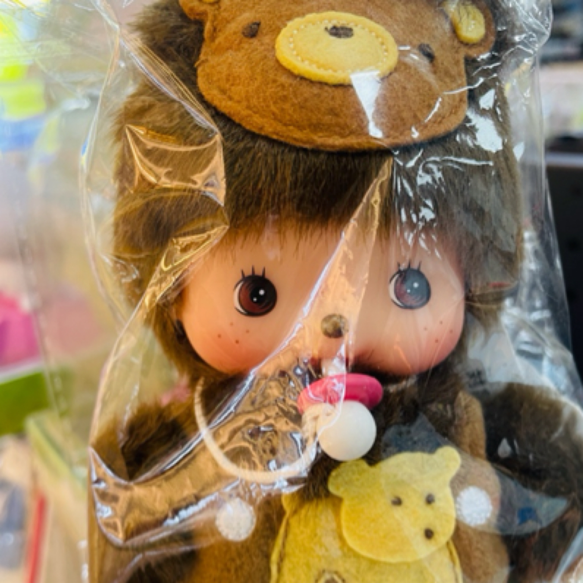 【小白】monchhichi怀旧款熊宝宝玩具所见所得no退no换