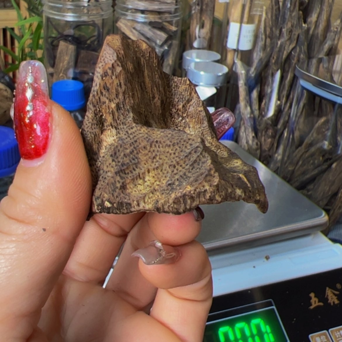 【闪购商品】沉香手把件溏*爸奇楠包头老料12克