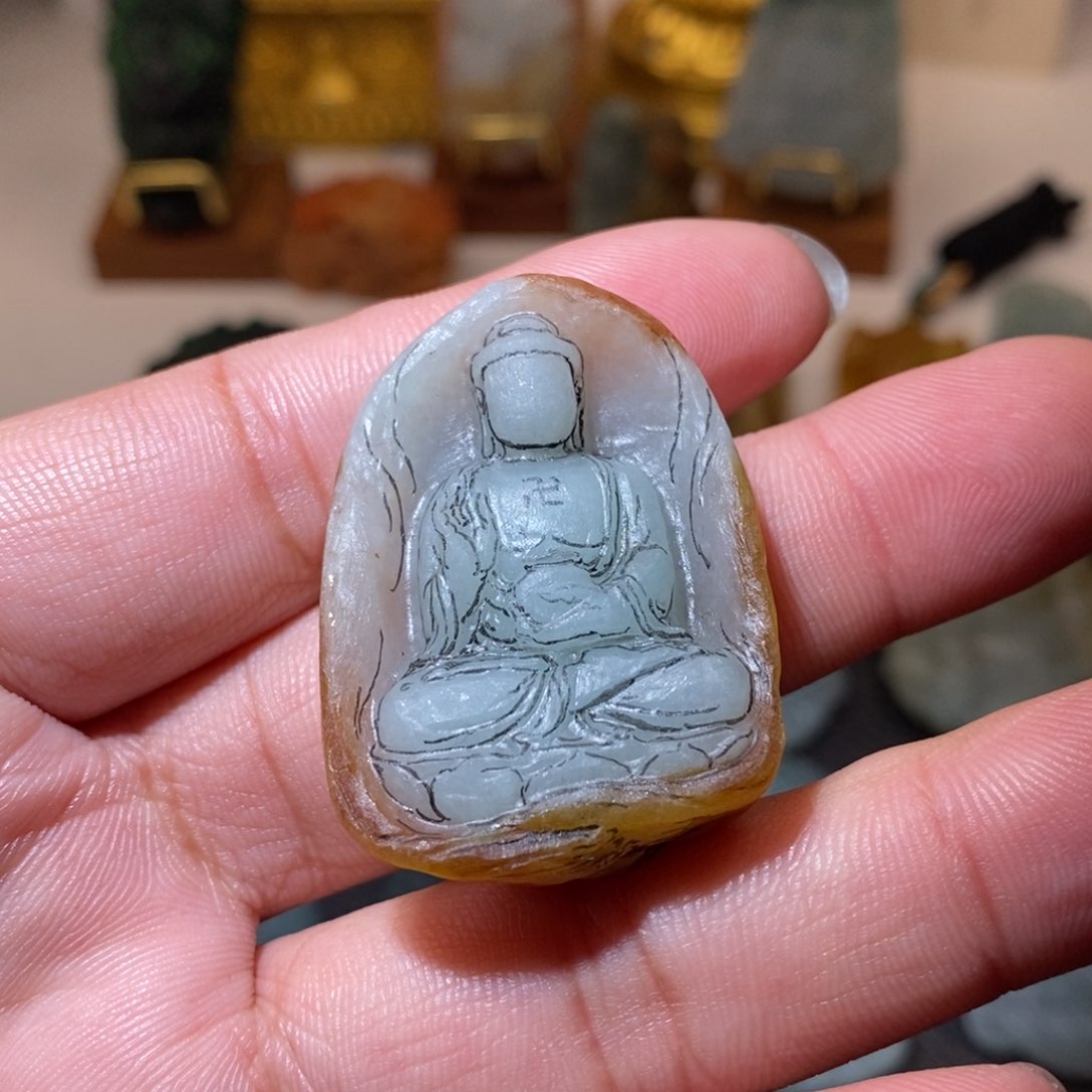 定制翡翠未镶嵌无*、佛祖