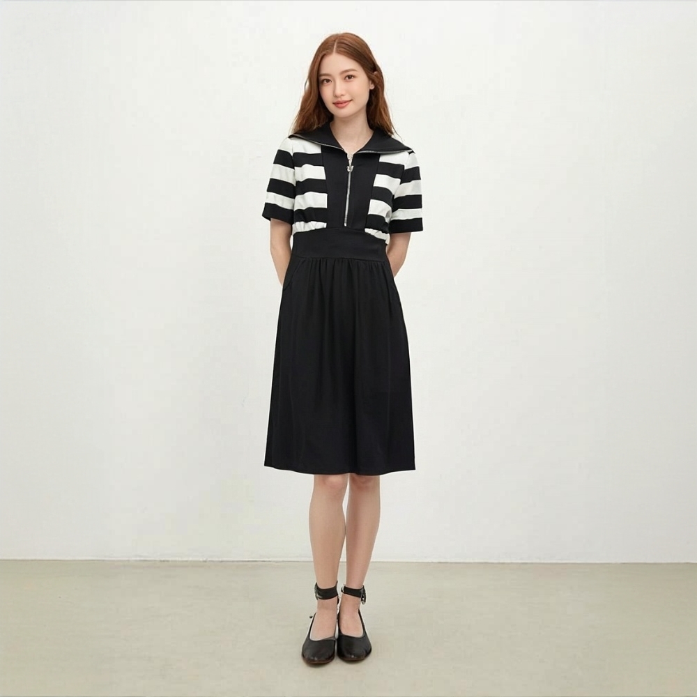 短袖单旗袍长旗袍复古风提花旗袍蓝色中长款纯欲风夏季气质优雅