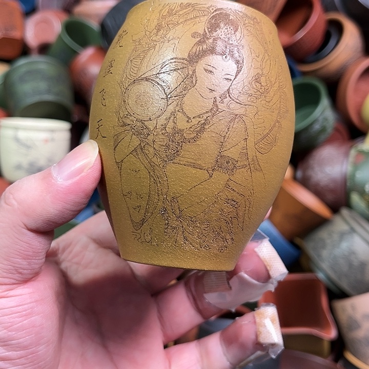 紫砂茶杯全手工紫砂主人杯