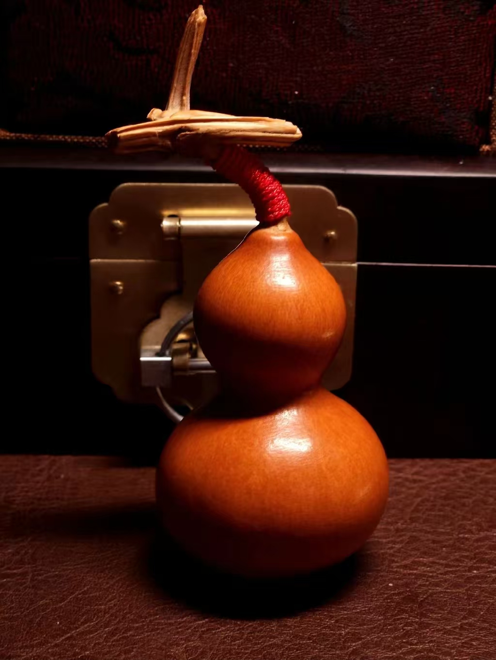 文玩小葫芦天然精品手捻把玩件龙头挂件