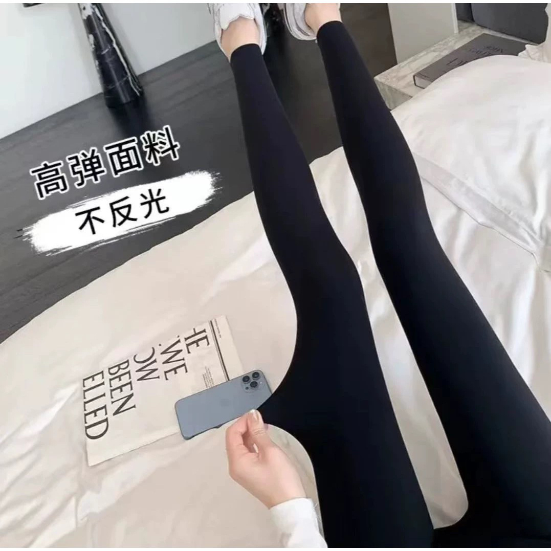 鲨鱼裤P50女外穿打底裤大码收腹提臀芭比高腰紧身裤