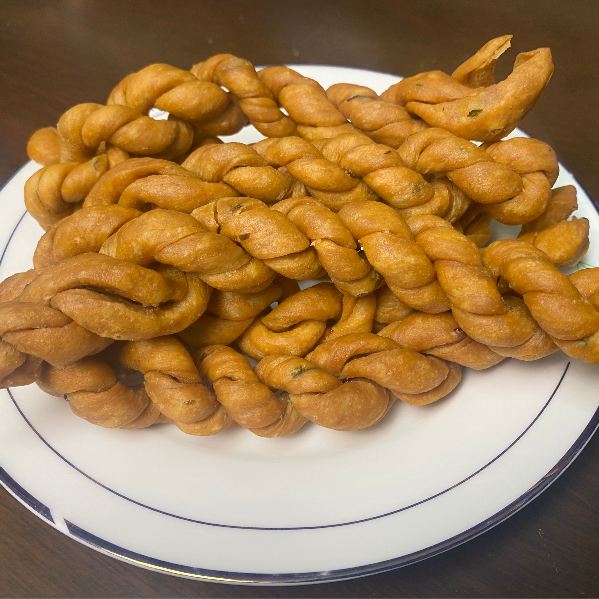 婺源纯手工老式咸口麻花特产儿时8090怀旧零食