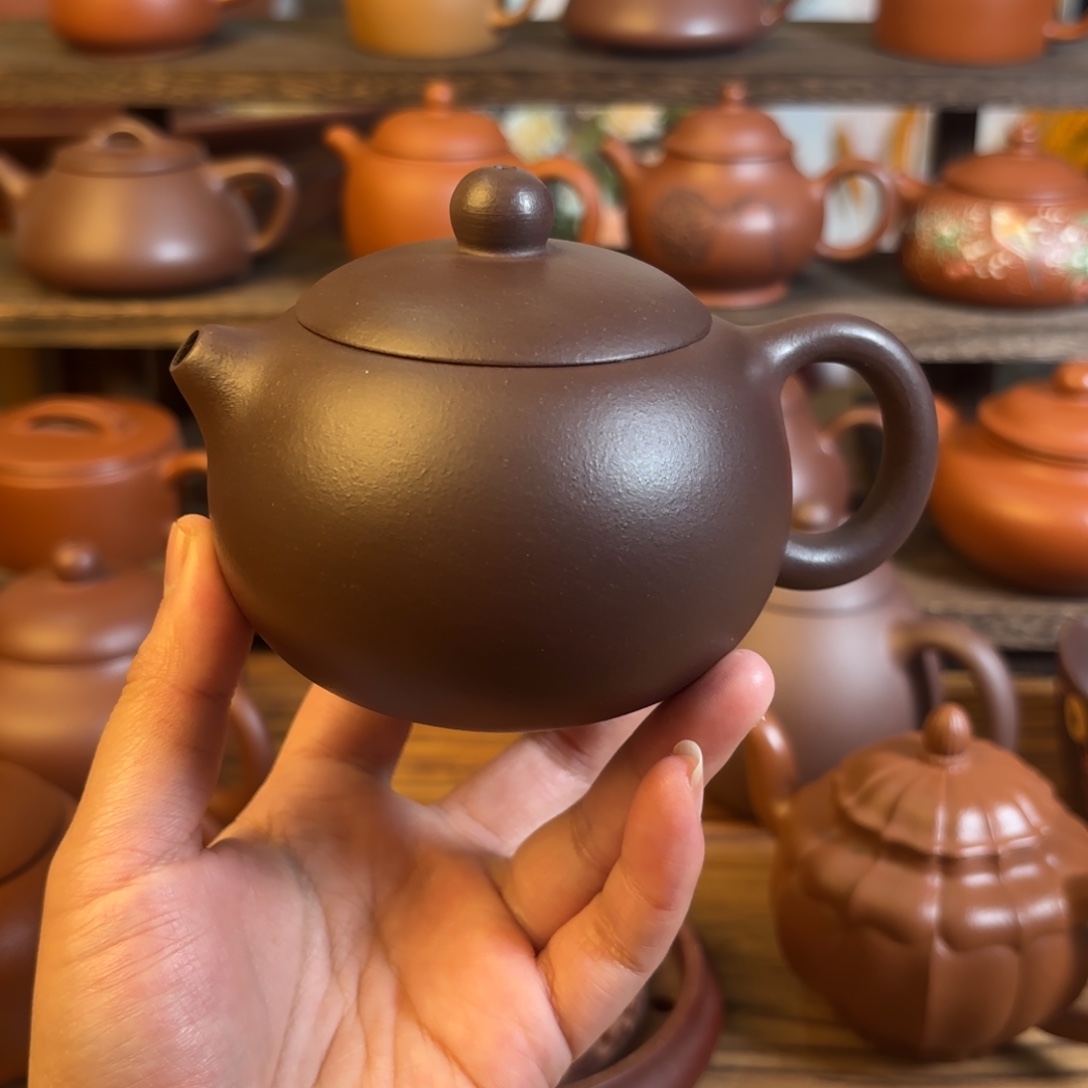 茶壶紫砂半手工紫泥西施230cc