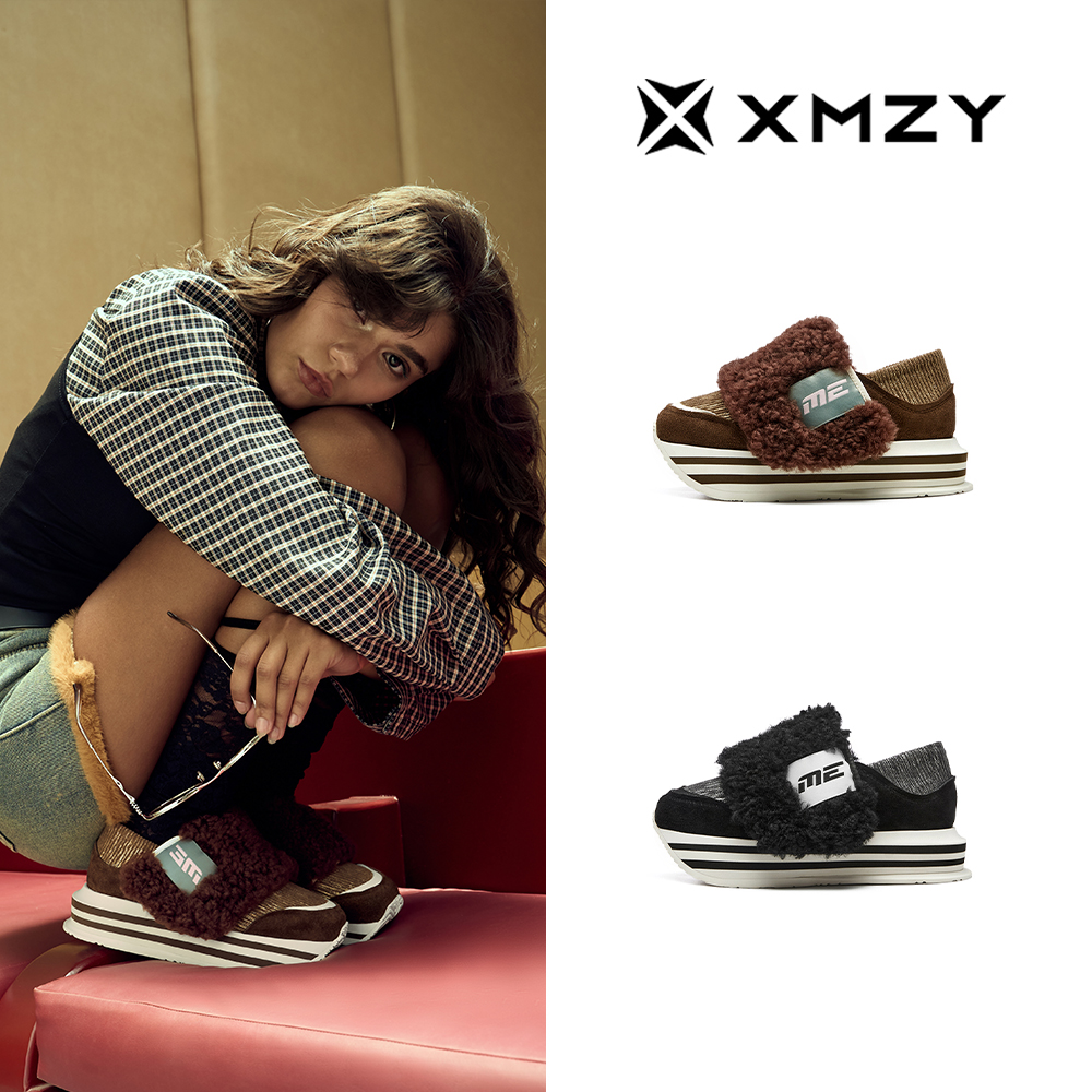 XMZY【松茶可可】2025秋冬款时尚百搭经典厚底休闲运动女鞋