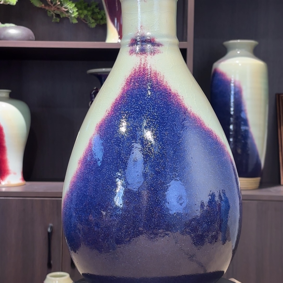 田***陶钧瓷琵琶瓶1234566