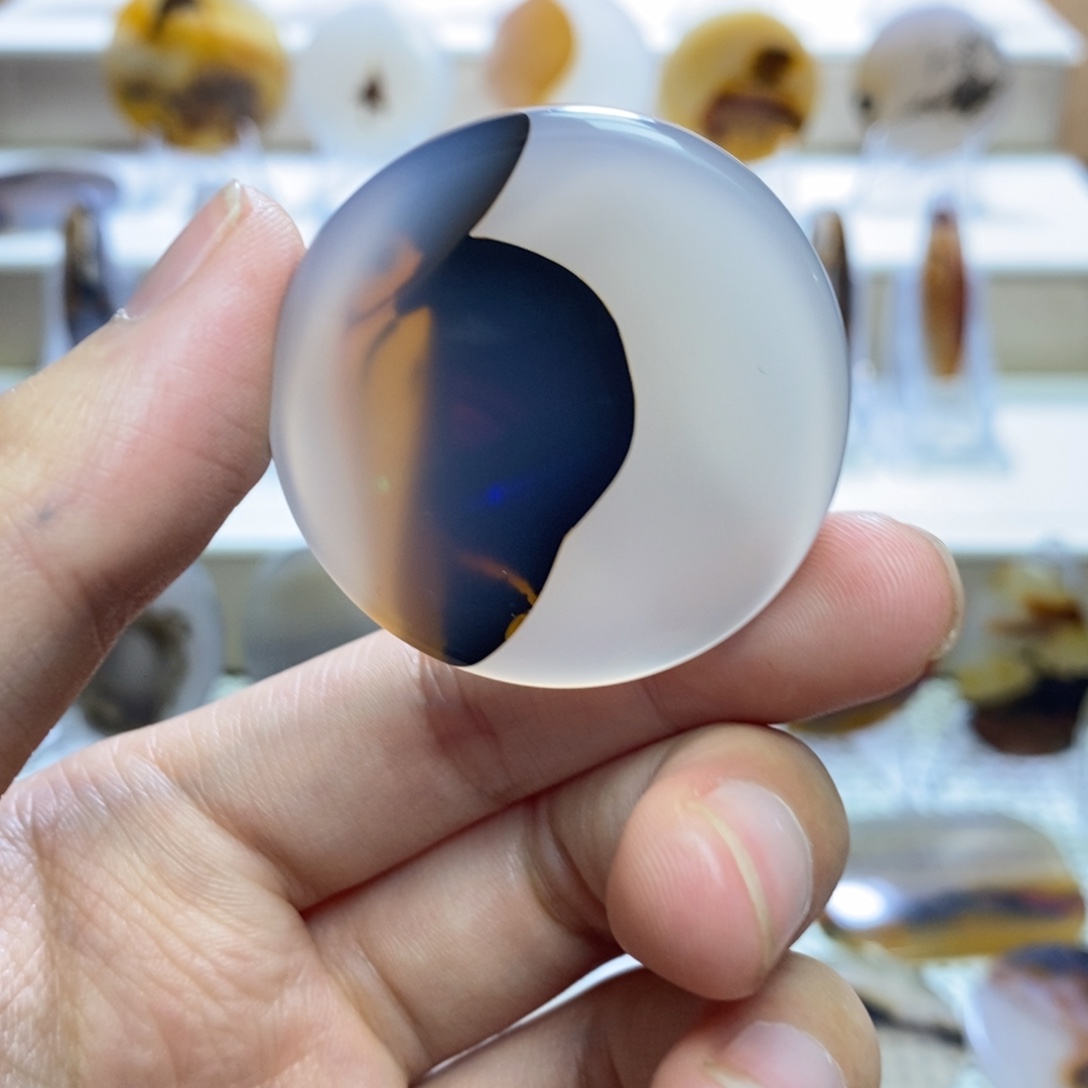 玛瑙/玉髓未镶嵌吊坠(不含链)