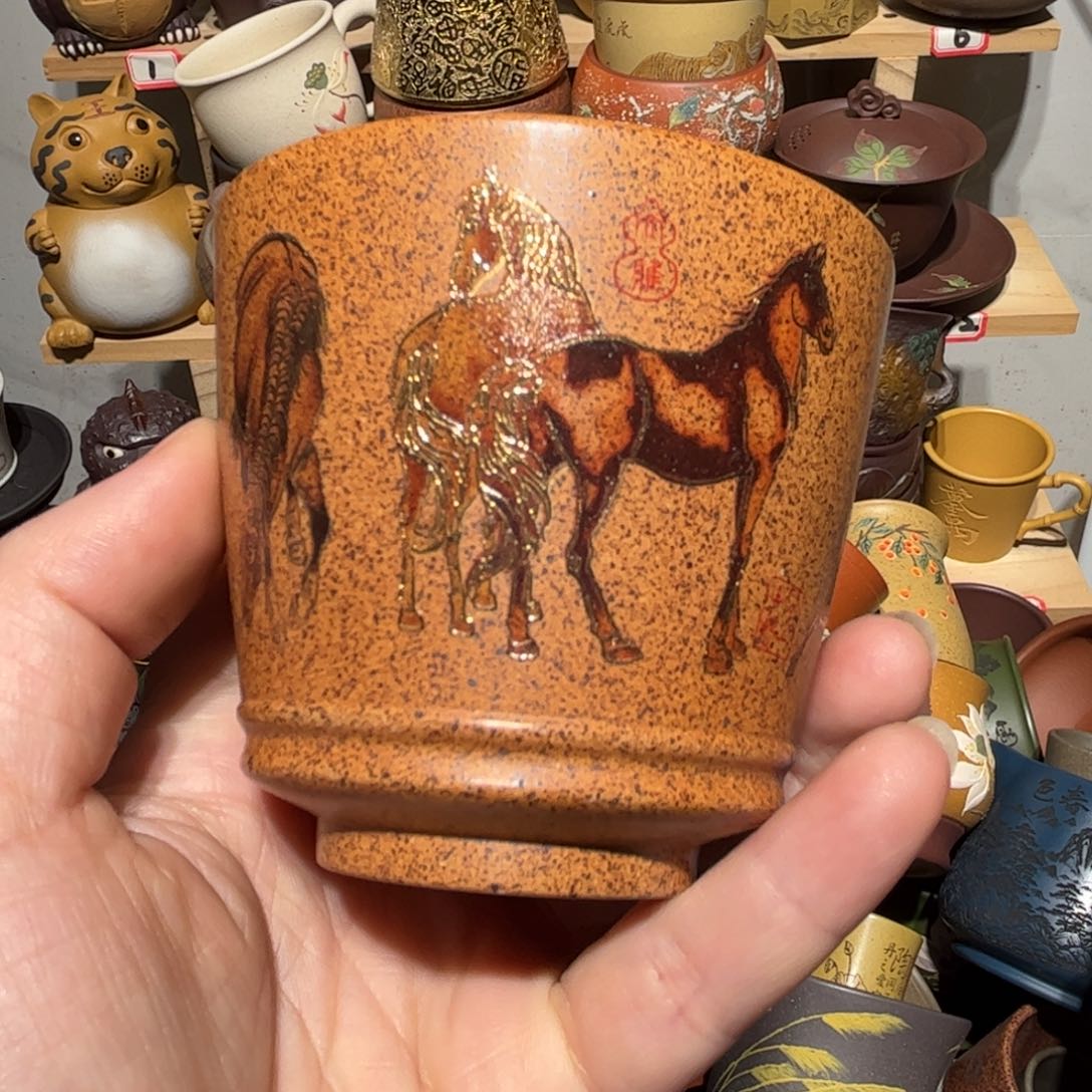 紫砂茶杯宜兴紫砂主人杯