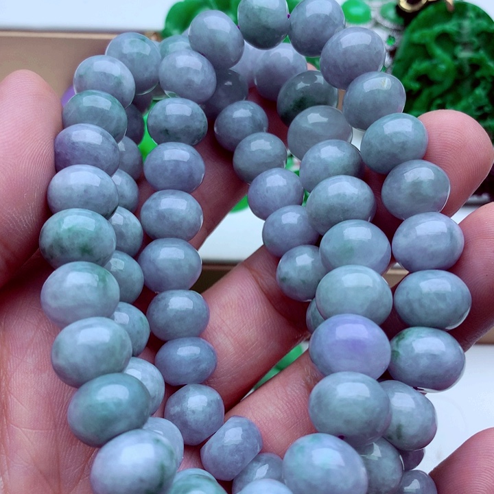 翡翠未镶嵌毛衣链