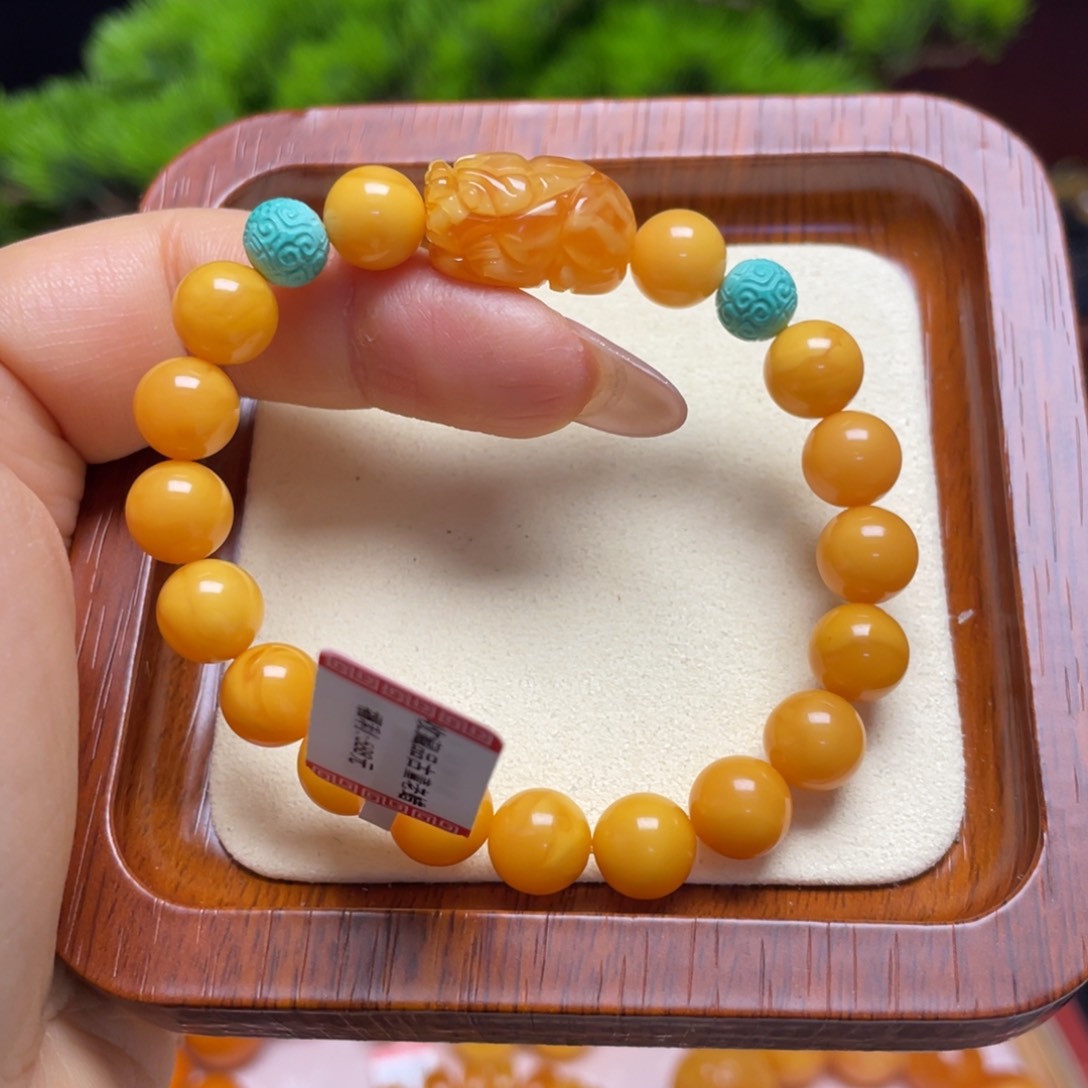 蜜蜡手链未镶嵌手串