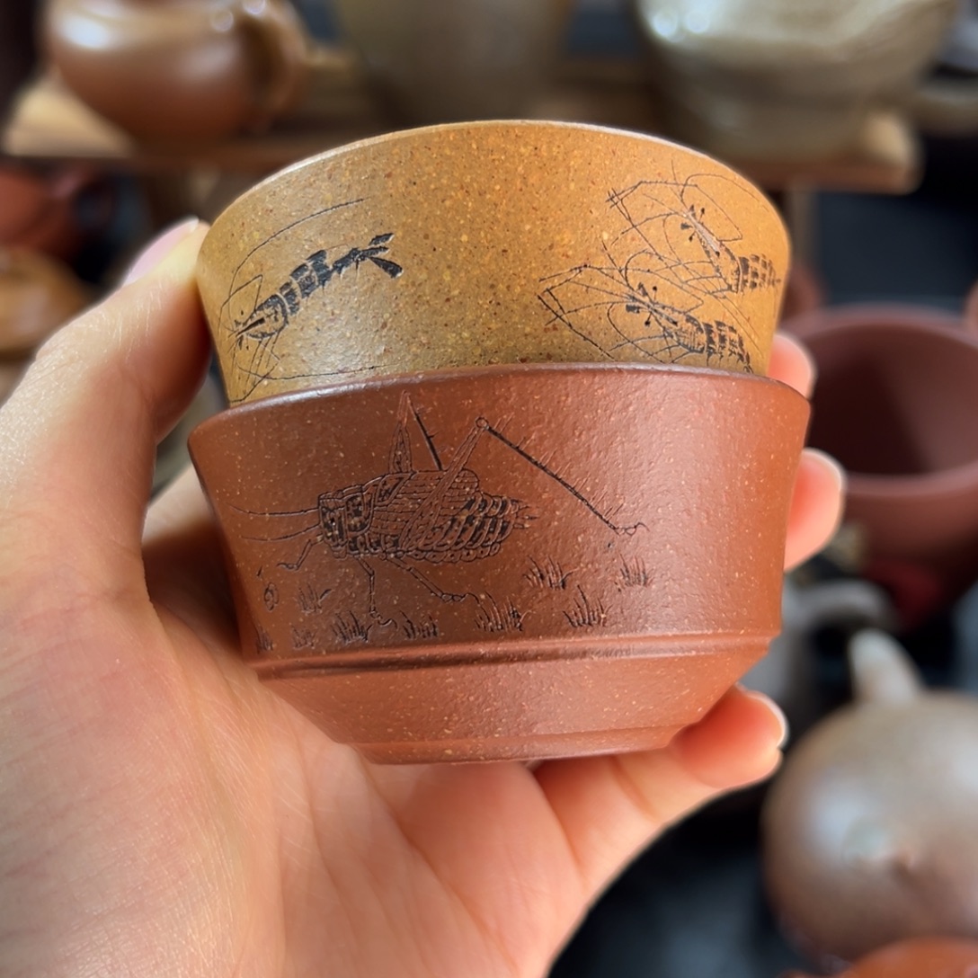 東***東紫砂茶杯拍一发二微瑕不退不换
