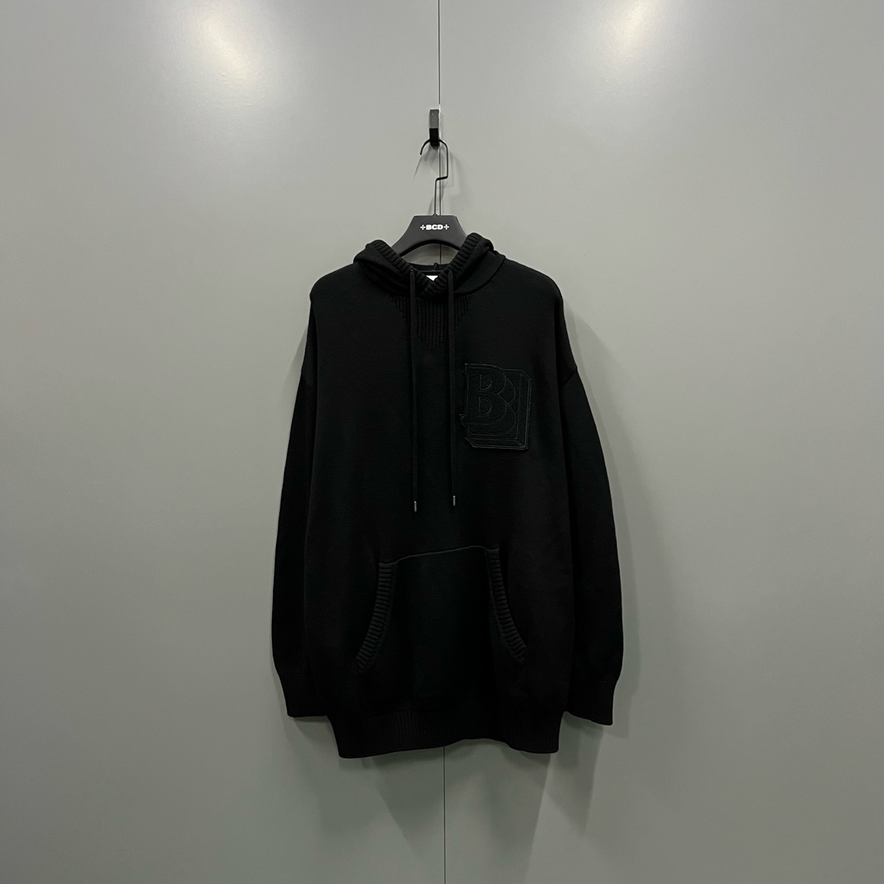 95新 BURBERRY/博柏利 （bb）123 抓绒徽标刺绣帽衫 M码