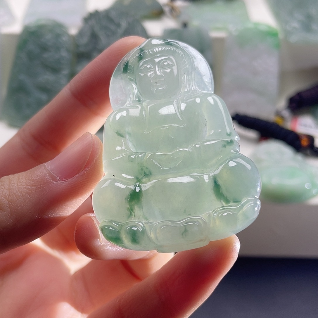 翡翠未镶嵌颈饰天然翡翠1111111