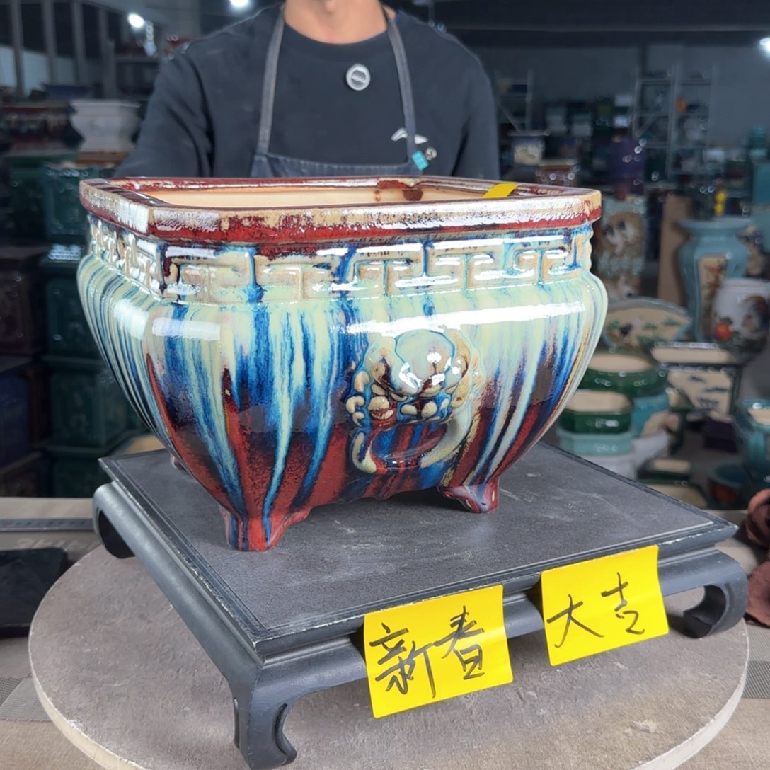 一风堂石湾花盆。