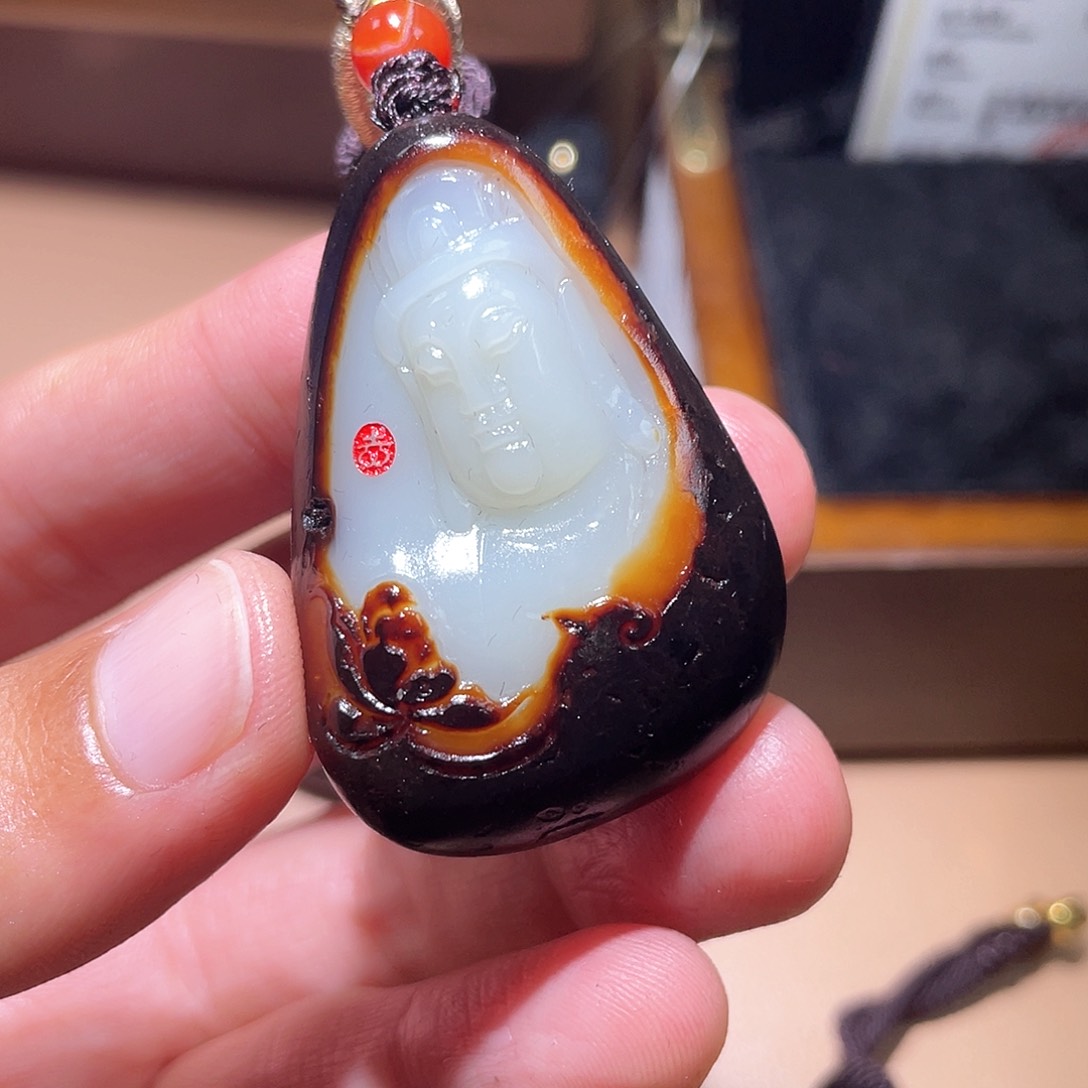 和田玉颈饰未镶嵌A7 