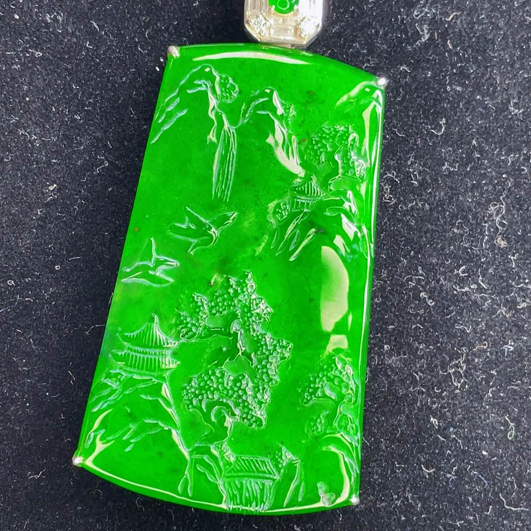 翡翠吊坠(不含链)未镶嵌