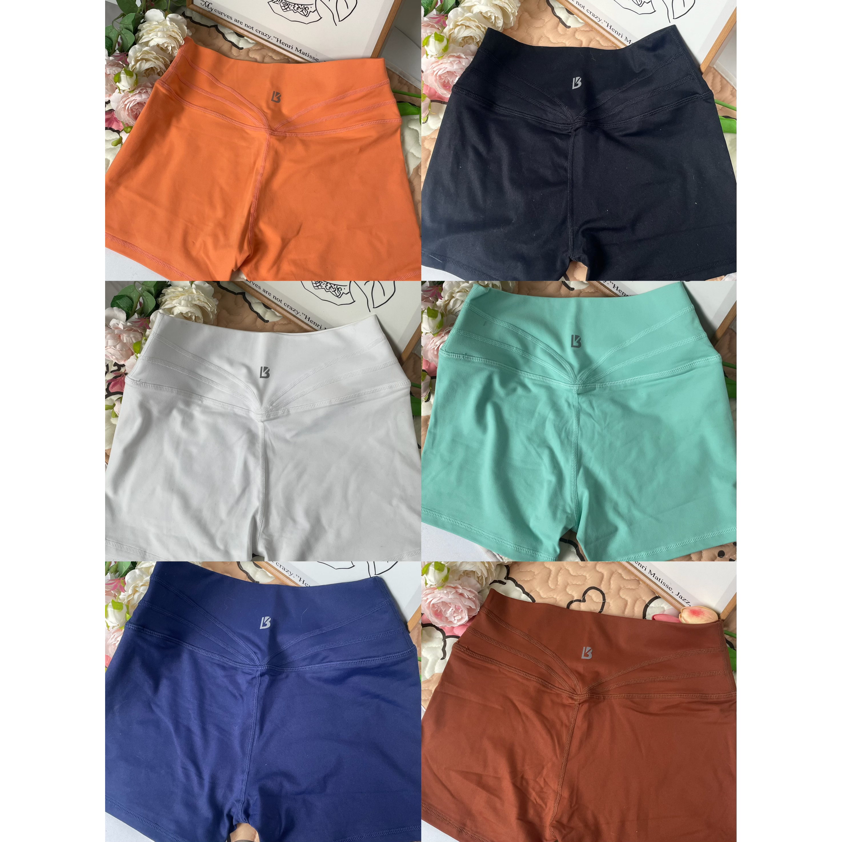 原包装带吊牌小B高腰带标运动瑜伽裤-19F